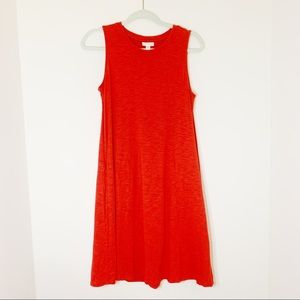 J Jill Red shift dress